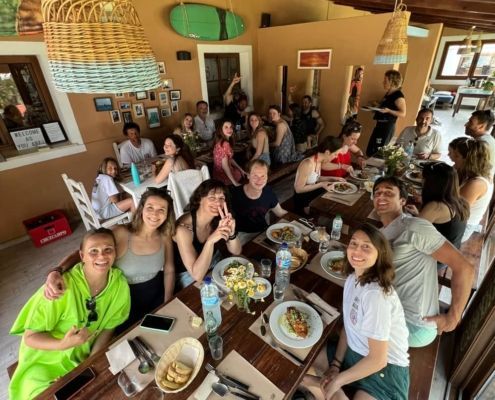 Grupo Surfcamp comida
