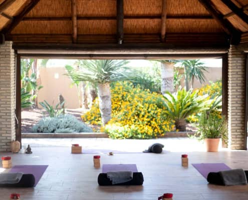 Material para retiro de yoga