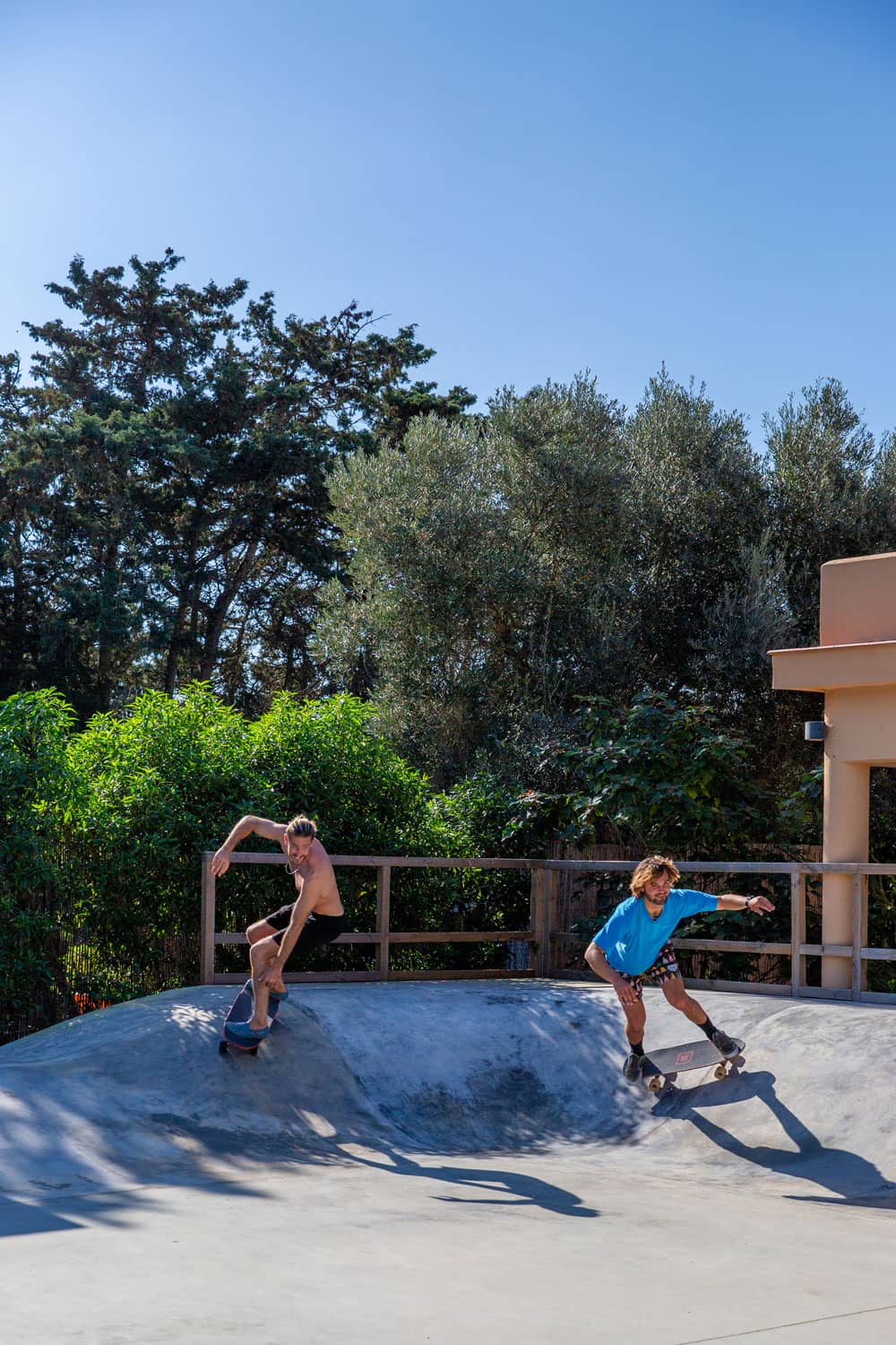 monitores en skatepark