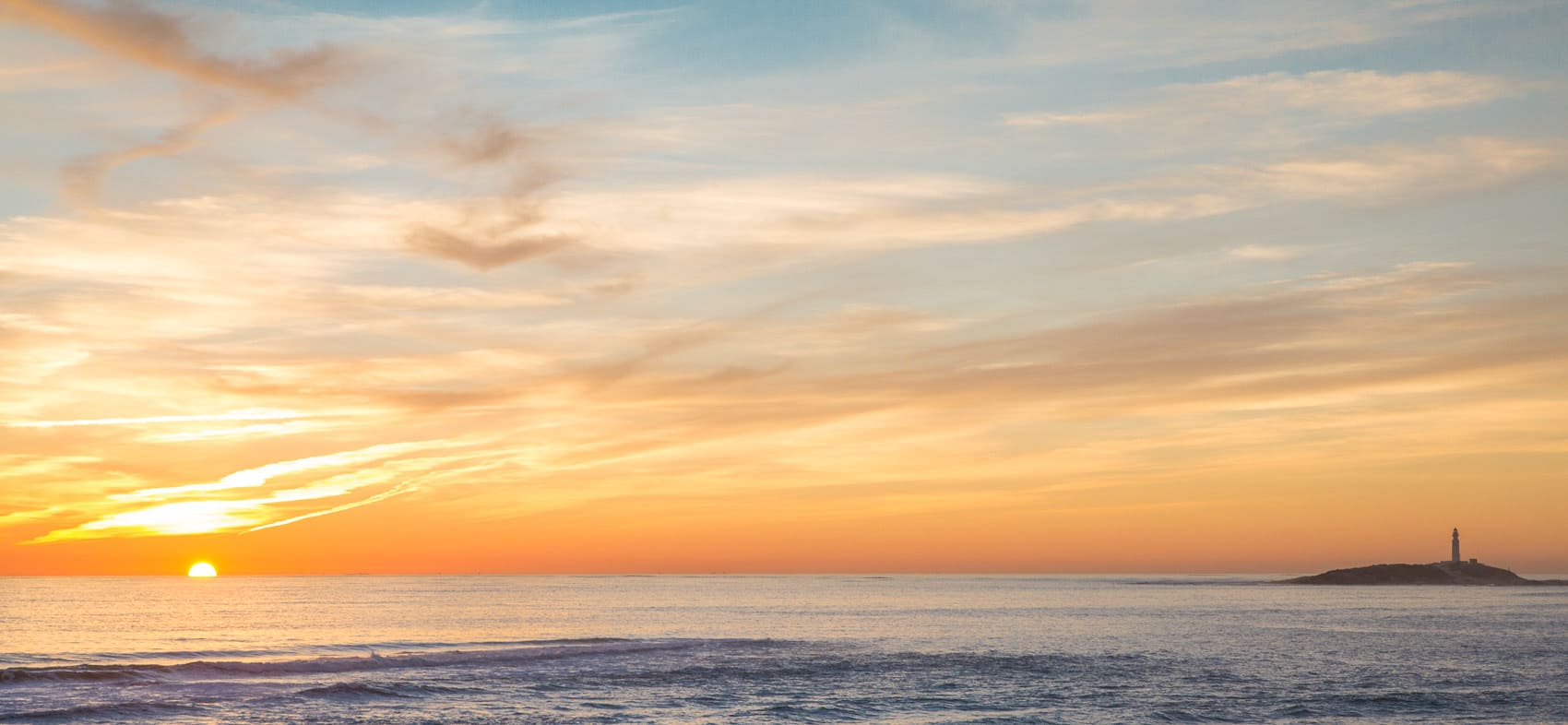 Atardecer El Palmar Cádiz verano
